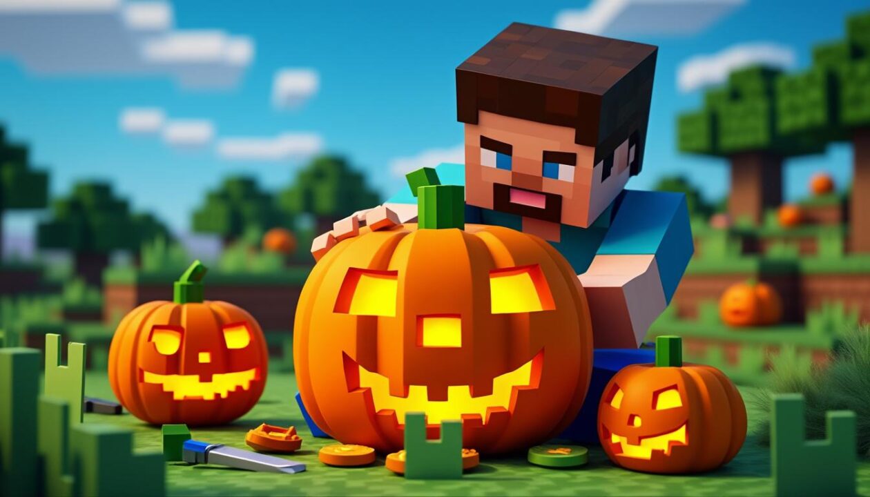 découvrez comment sculpter facilement une citrouille dans minecraft grâce à notre guide étape par étape. apprenez à utiliser les outils nécessaires pour personnaliser vos citrouilles et décorer votre monde virtuel !