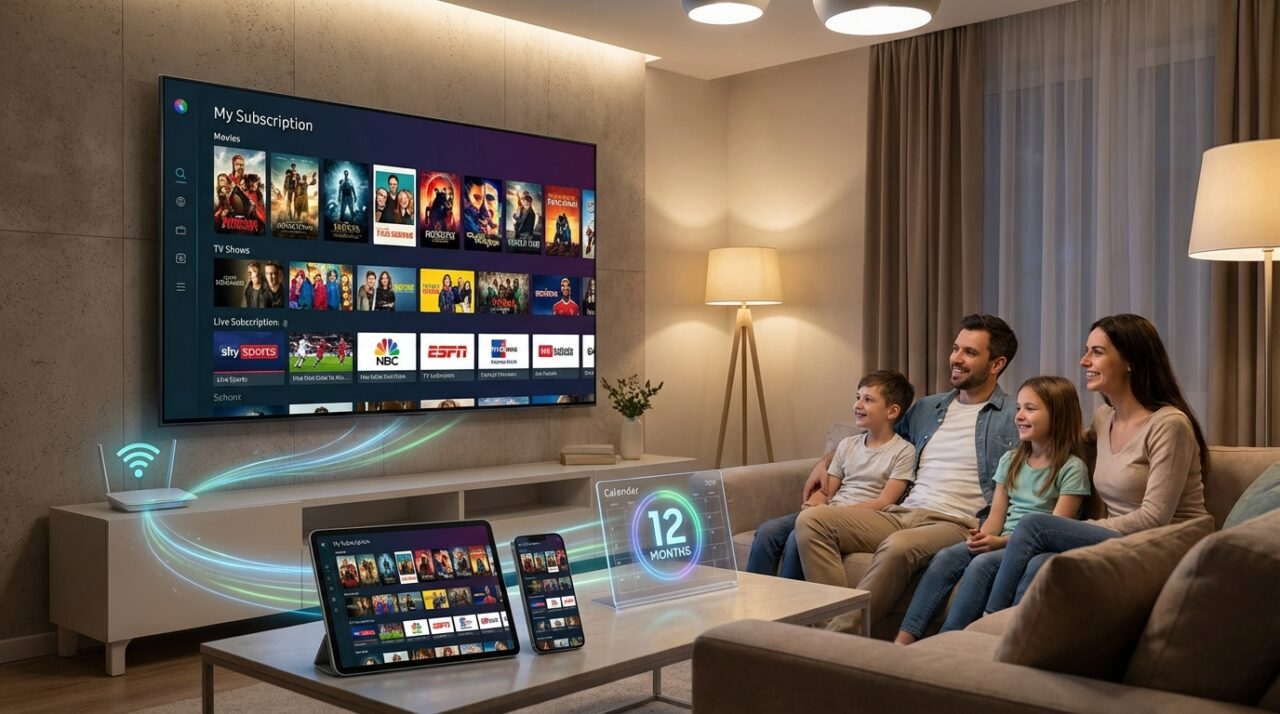 découvrez les avantages d'un abonnement iptv 12 mois pour smart tv : accès à une vaste offre de chaînes, qualité hd, simplicité d'installation et économie garantie.