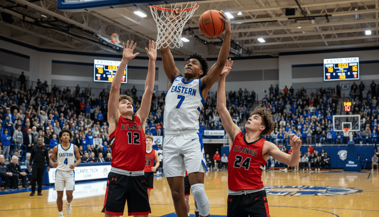 Basketball Garçons : Eastern Surpasse Atlantic Tech pour sa Septième Victoire Consécutive 1 découvrez comment l'équipe de basketball des garçons d'eastern a dominé atlantic tech pour remporter sa septième victoire consécutive dans un match intense et passionnant.