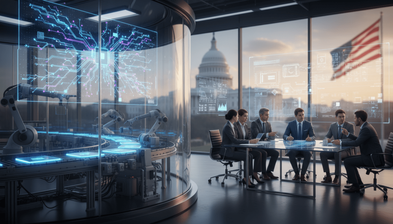 découvrez comment les géants de la tech utilisent l'intelligence artificielle et les semi-conducteurs pour atteindre leurs ambitions stratégiques sous l'administration trump.