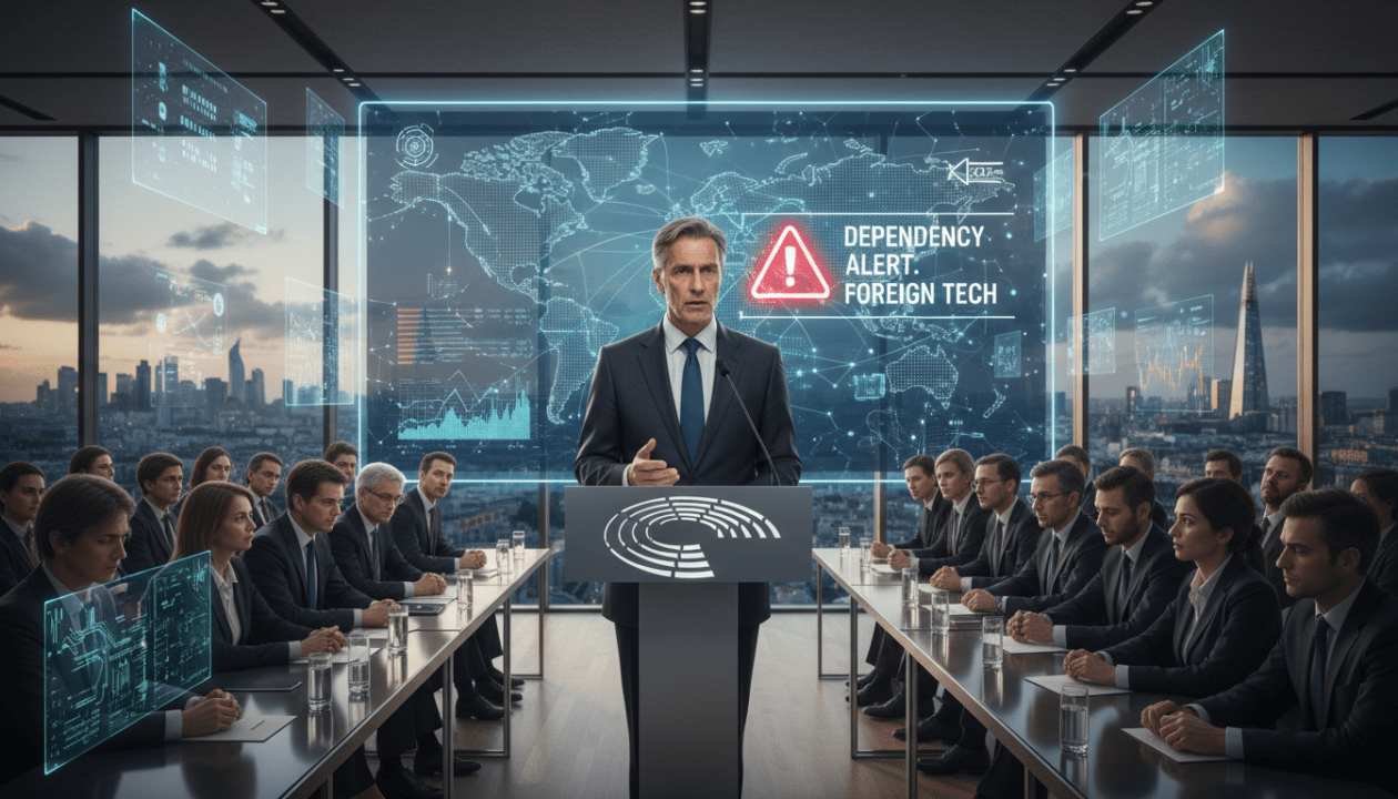 le chef de la tech européenne met en garde contre la dépendance croissante aux technologies étrangères, soulignant les enjeux de souveraineté et d'innovation pour l'europe.