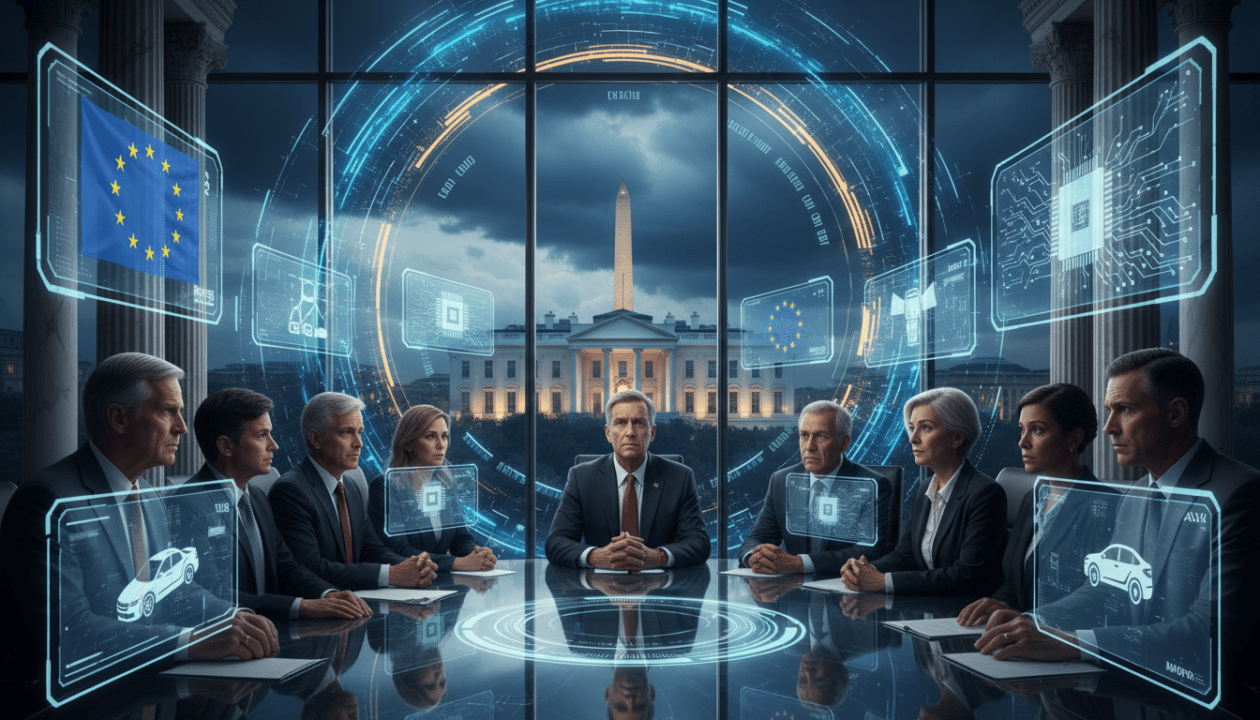 découvrez la réaction de washington face à l'ambition croissante de l'union européenne pour renforcer son autonomie technologique et réduire sa dépendance.