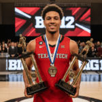 christian anderson de texas tech récompensé par plusieurs prix prestigieux avant le début du tournoi big 12, mettant en lumière sa performance exceptionnelle cette saison.