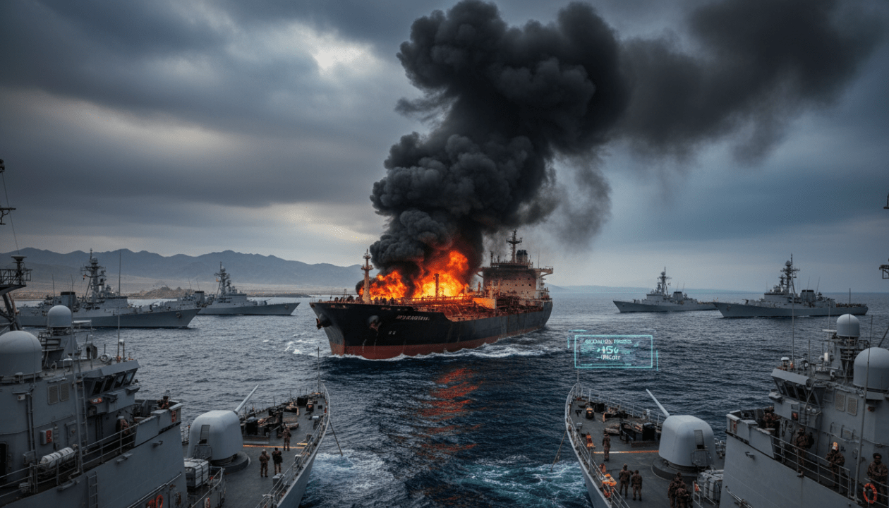 les prix du pétrole flambent suite à une attaque en iran, mettant en péril le passage stratégique du détroit d'hormuz, un point clé pour le commerce énergétique mondial.