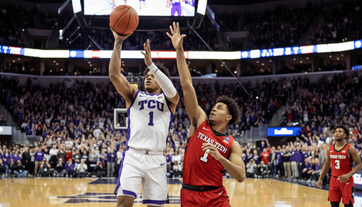 découvrez les prédictions, sélections et cotes pour le match de basketball universitaire tcu vs texas tech de ce soir. analyse complète pour parier en toute confiance.